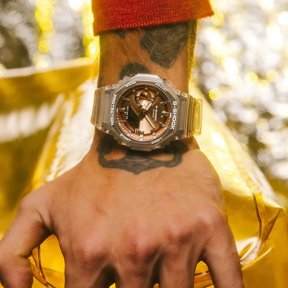 Thumbnail: GA-2100BM-7A5ER Casio G-Shock Bright Metallic transparant