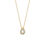 Thumbnail: LG3018Y Blush Lab Grown Diamonds collier met diamant hanger 0.12ct