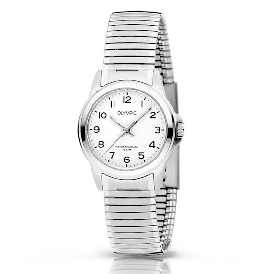 OL26DSS143 OLympic Charlie dameshorloge rekband staal