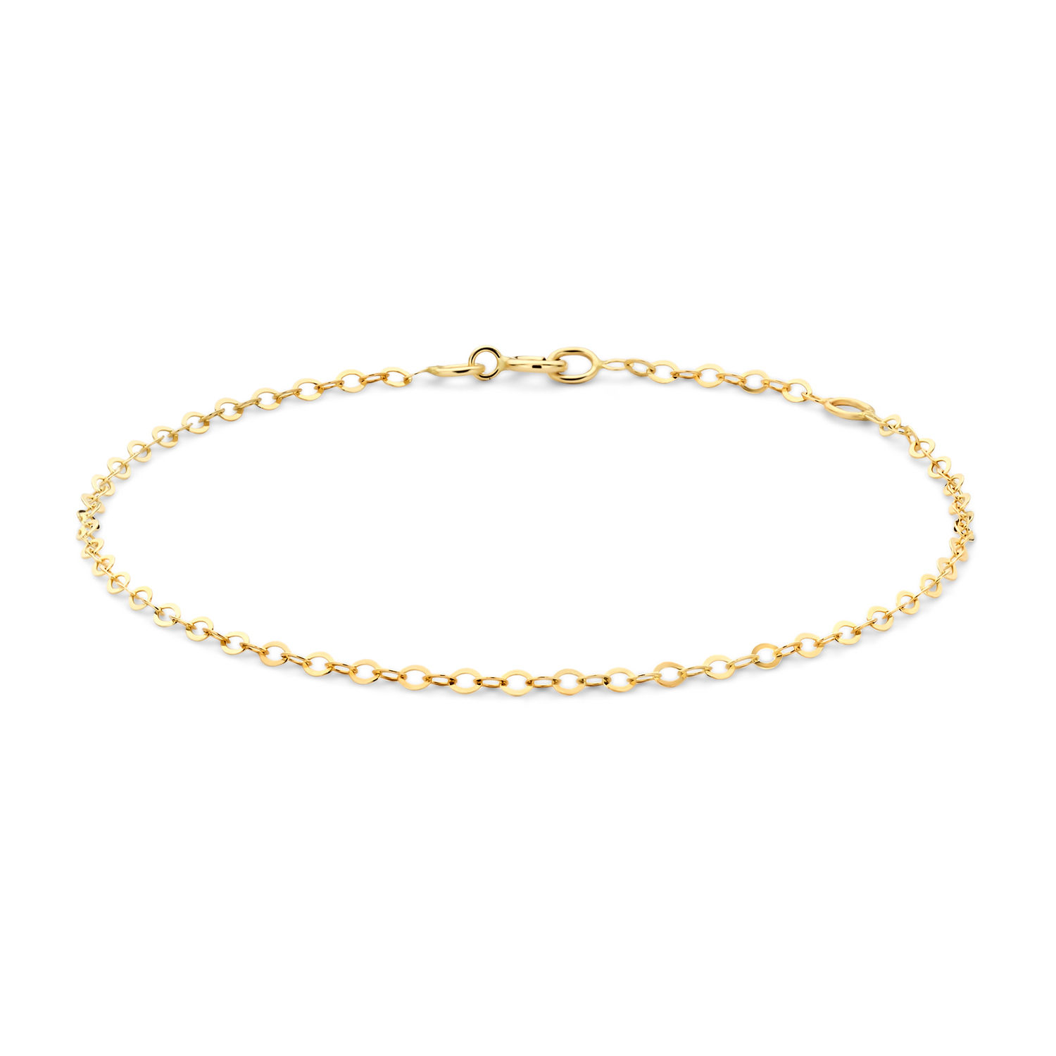 2265YGO Blush 14k geelgouden schakelarmband