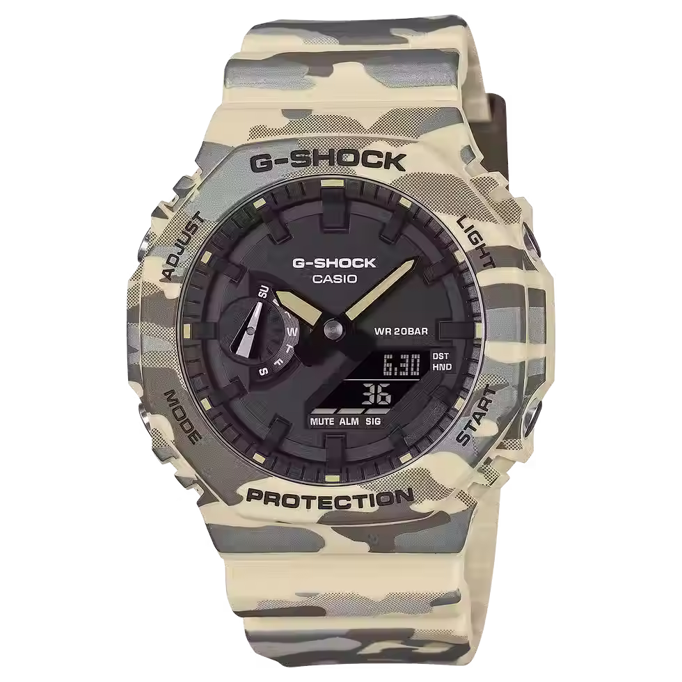 GA-2100CM-5AER Casio G-Shock horloge camouflage