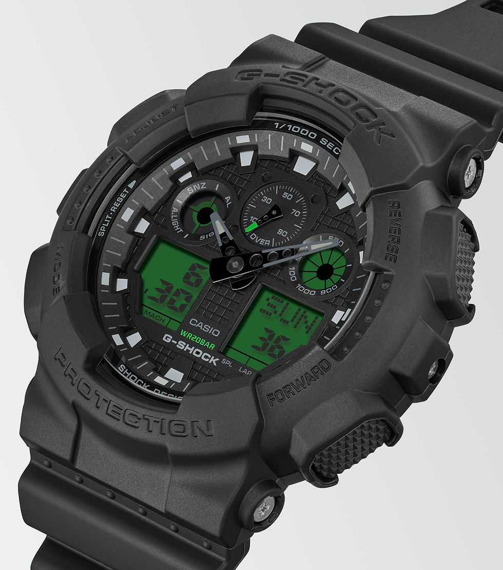 GA-100BEG-1AER Casio G-Shock horloge Electro Green