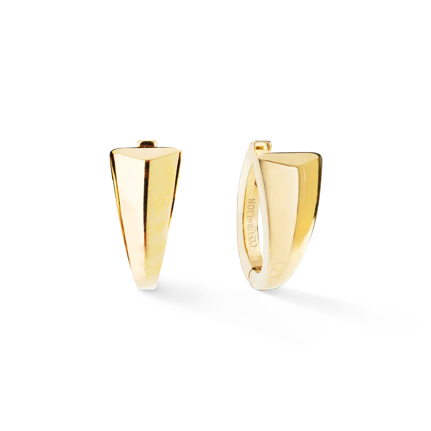 0152/21-1600 Coeur de Lion oorringen Creole Tapered Gold