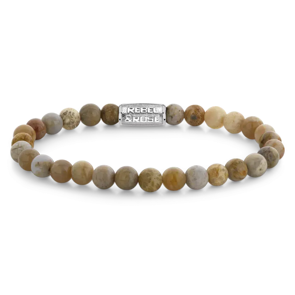 RR-60145-S Rebel &amp;amp; Rose armband Dessert Storm 6mm