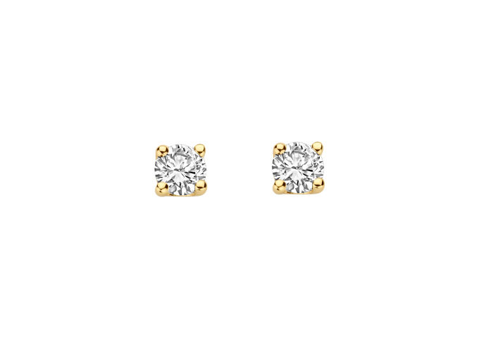 LG7000Y Blush Lab Grown Diamonds solitair oorknoppen diamant 0.20ct