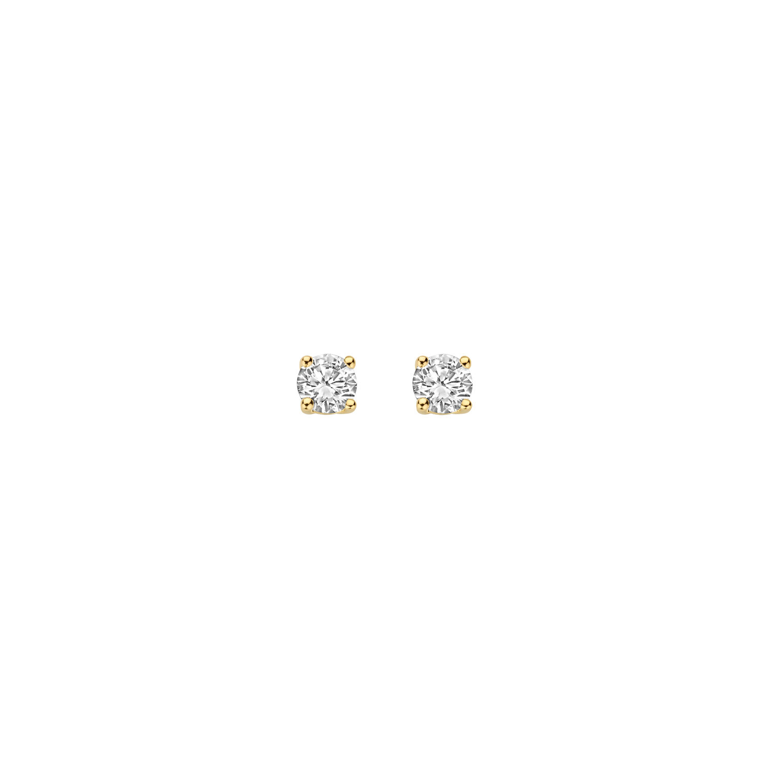 LG7001Y Blush Lab Grown Diamonds solitair oorknoppen diamant 0.40ct