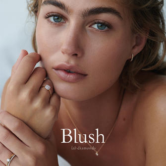 Blush goud diamant lab grown sieraden