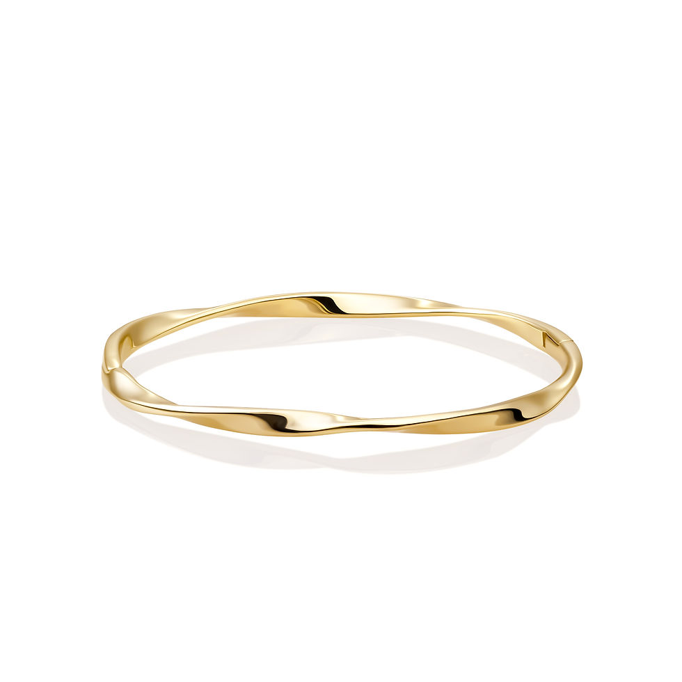 SB-BAG-01-019 Sparkling Jewels Fuse Bangle Silver armband verguld