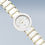 Thumbnail: 11435-758 Bering Ceramic dameshorloge wit met diamant