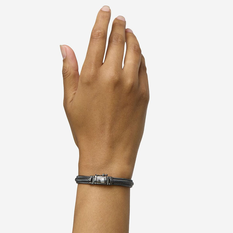 J263RS Buddha to Buddha Edwin Mini Ruthenium armband