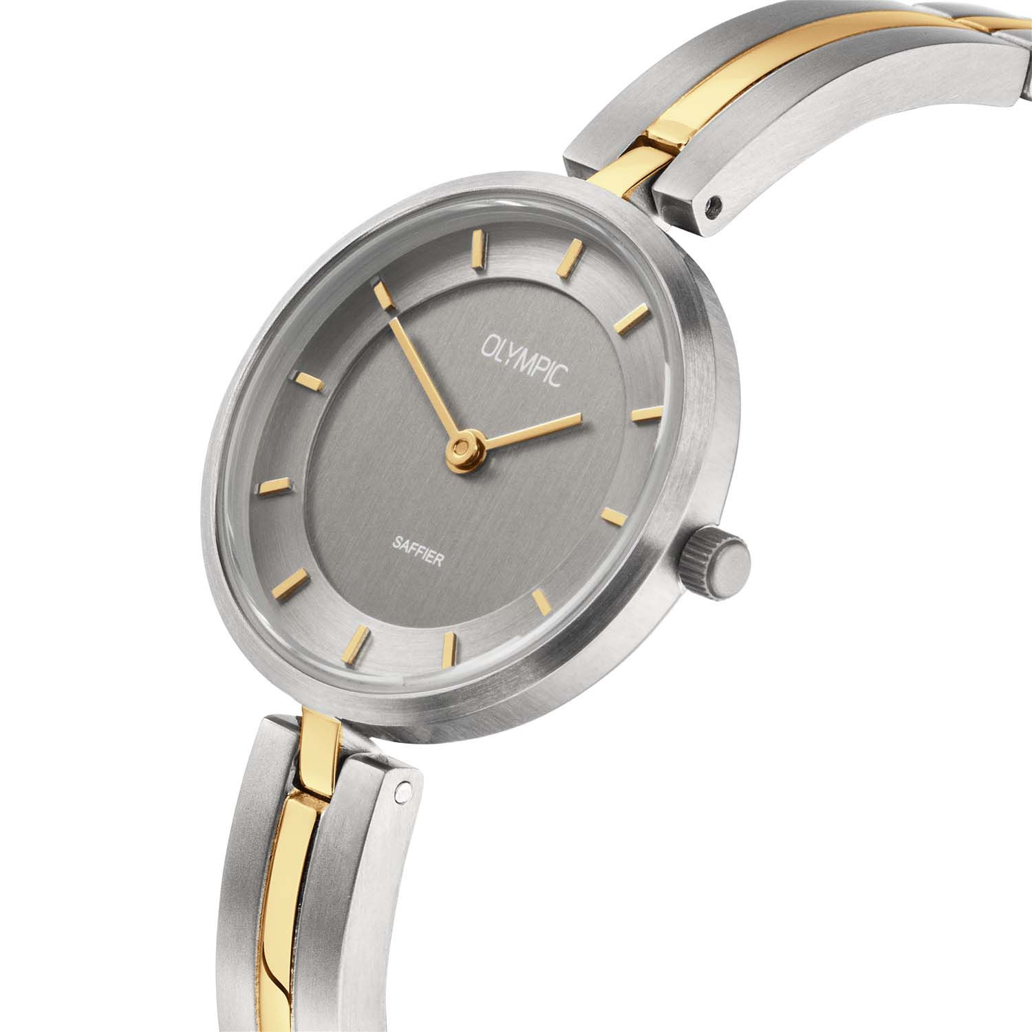 OL1DTT004B Olympic Titanium dames horloge saffierglas