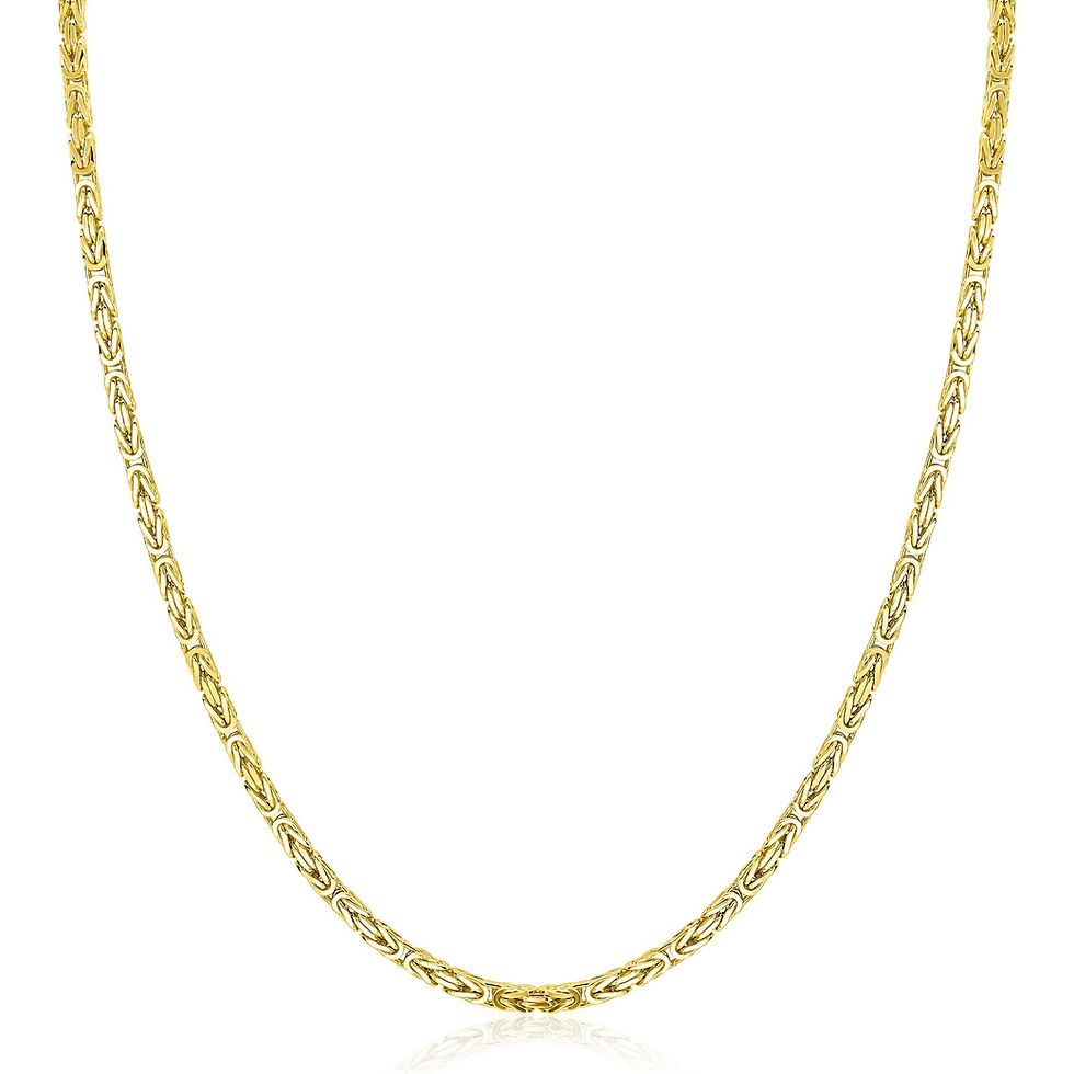 ZIC2846G ZINZI goldplated zilveren koningsschakel ketting massief