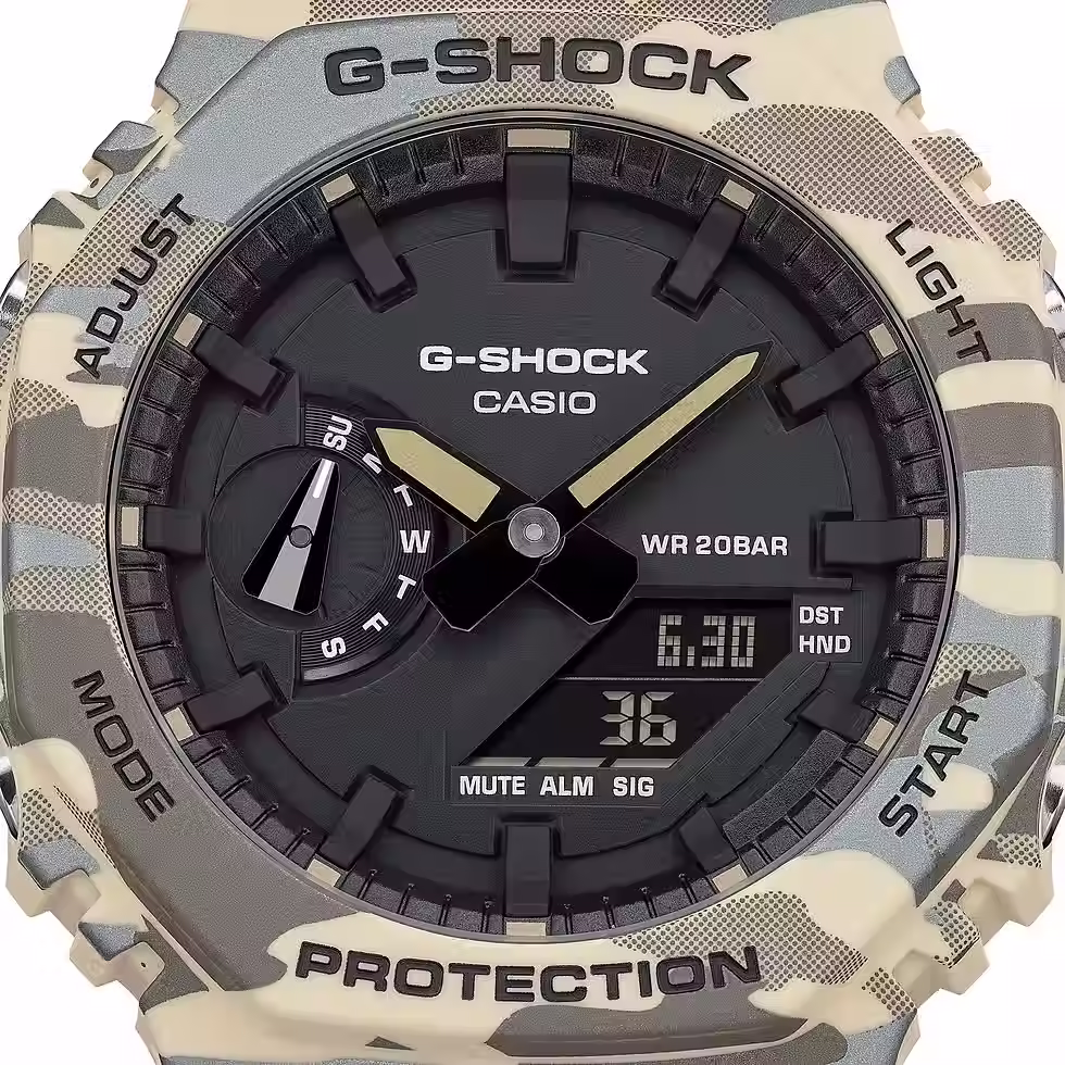 GA-2100CM-5AER Casio G-Shock horloge camouflage