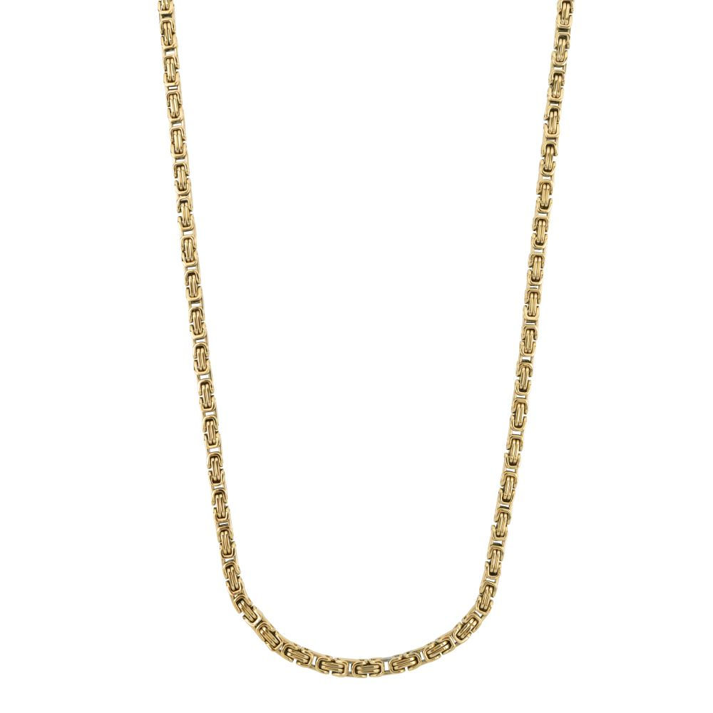 AZ-NL019-C-060 Aze Jewels collier Byzantine Four goudkleurig koningsschakel