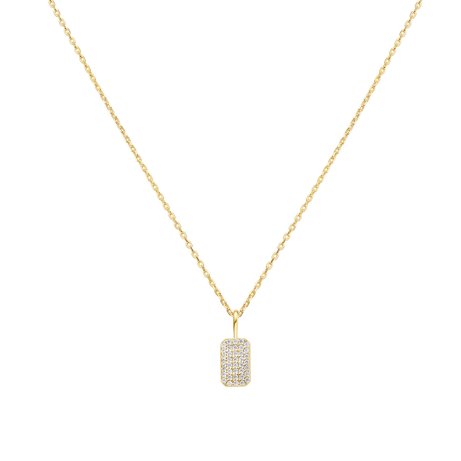 N064-01G  Ania Haie Gold  Pavé Pendant Necklace