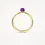 Thumbnail: 1242YAM Blush 14k geelgouden ring met amethyst