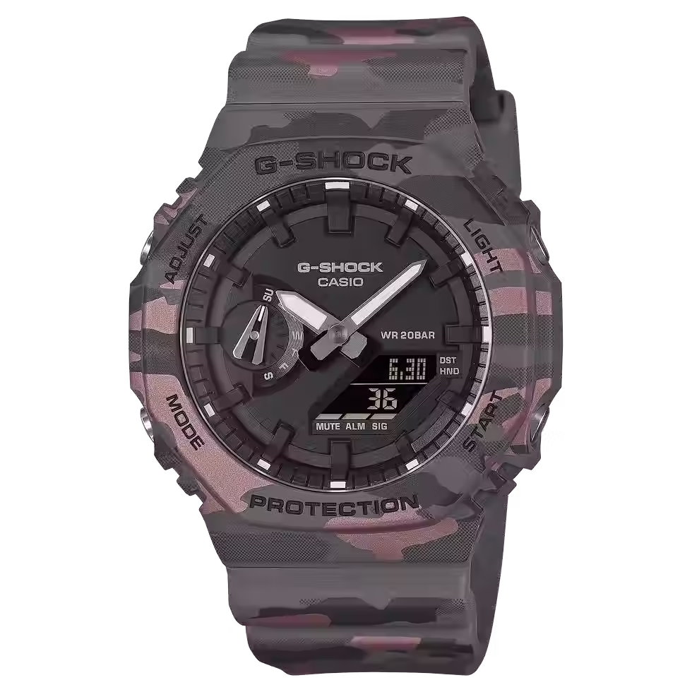 GA-2100CM-8AER Casio G-Shock horloge camouflage