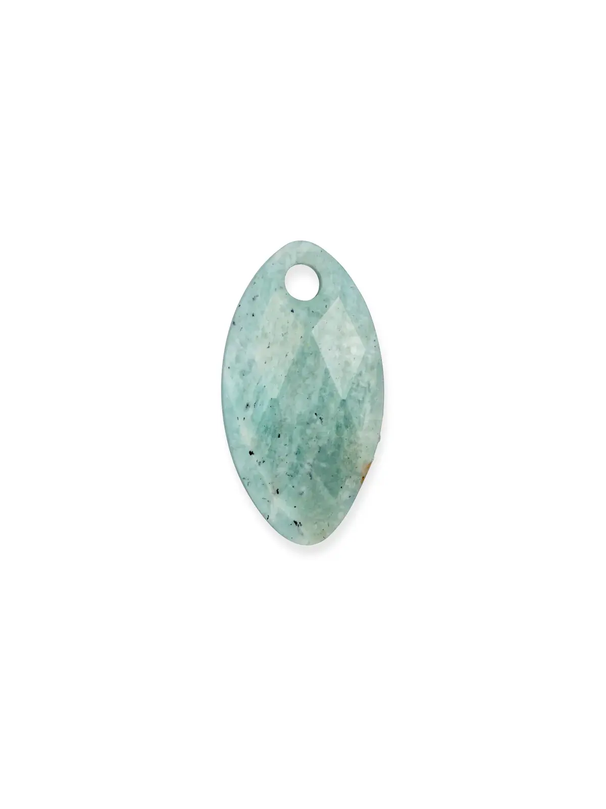 PENGEM57-FCT-S Sparkling Jewels Pendant Leaf Rich Green Amazonite hanger