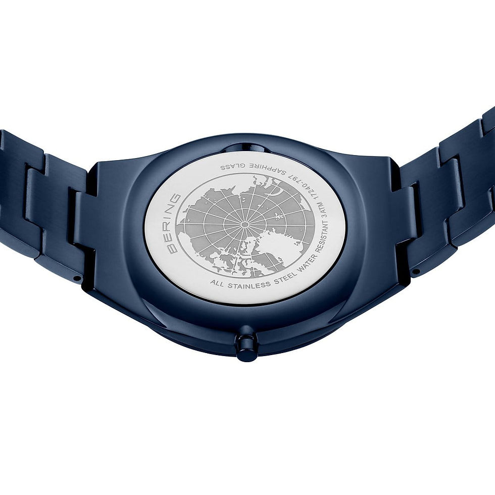 Thumbnail: 17240-797 Bering Ultra Slim horloge blauw