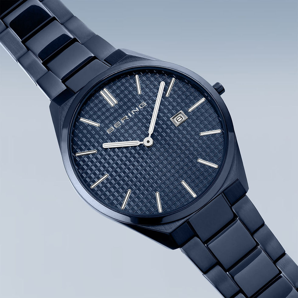 Thumbnail: 17240-797 Bering Ultra Slim horloge blauw