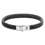 Thumbnail: RR-L0178-S Rebel & Rose armband Small Braided Black&Blue