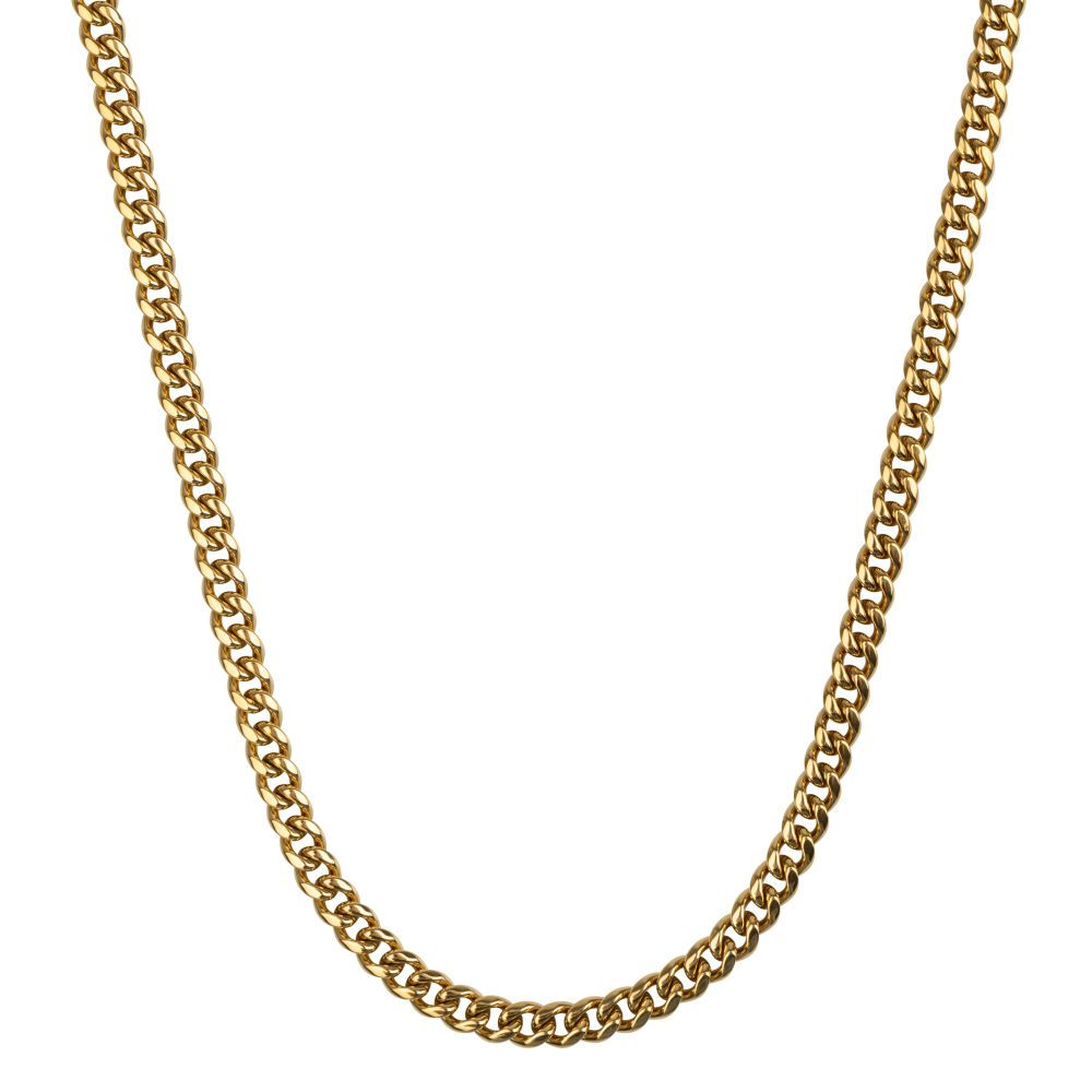 AZ-NL018-C-060 Aze Jewels collier Gourmette Dore goudkleur