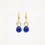 Thumbnail: 9046YLA Blush 14k geelgouden oorbedels lapis lazuli