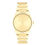 Thumbnail: CK25100077 Calvin Klein Linear Elegance horloge goudkleurig