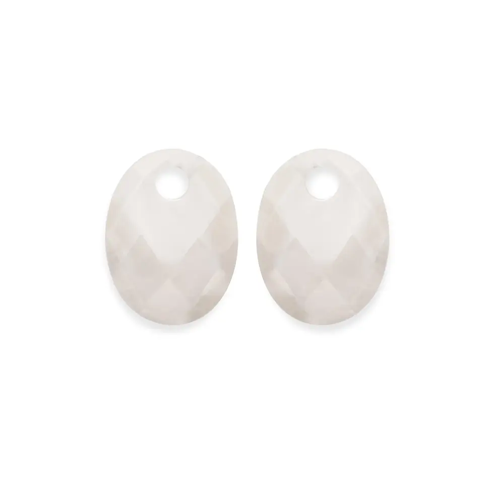 EAPEARL-MO Sparkling Jewels Medium Oval Mother of Pearl oorbel stenen