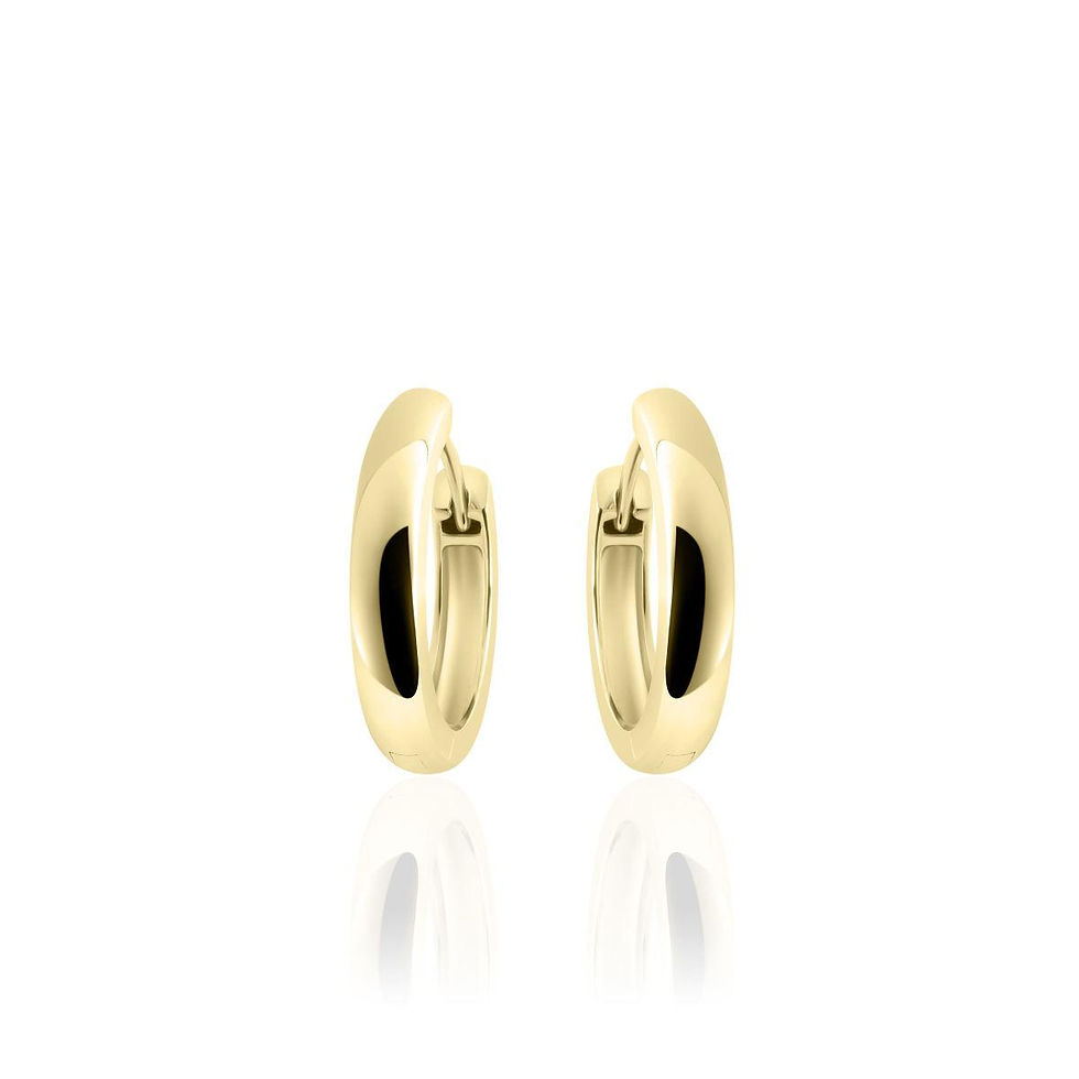 KCA3/18Y Gisser Jewels zilver vergulde klapcreolen 18 mm