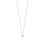 Thumbnail: 34087ZI/42 Ti Sento zilver collier solitair zirconia
