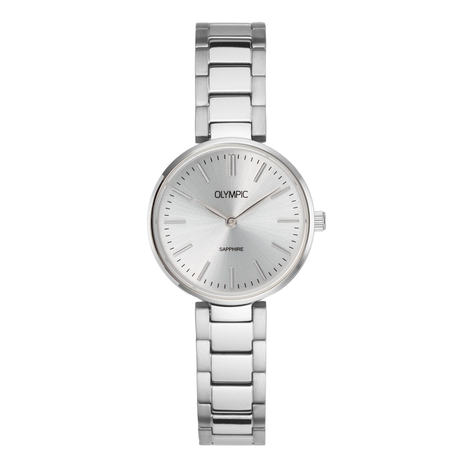 OL80DTT003 Olympic titanium dameshorloge saffierglas
