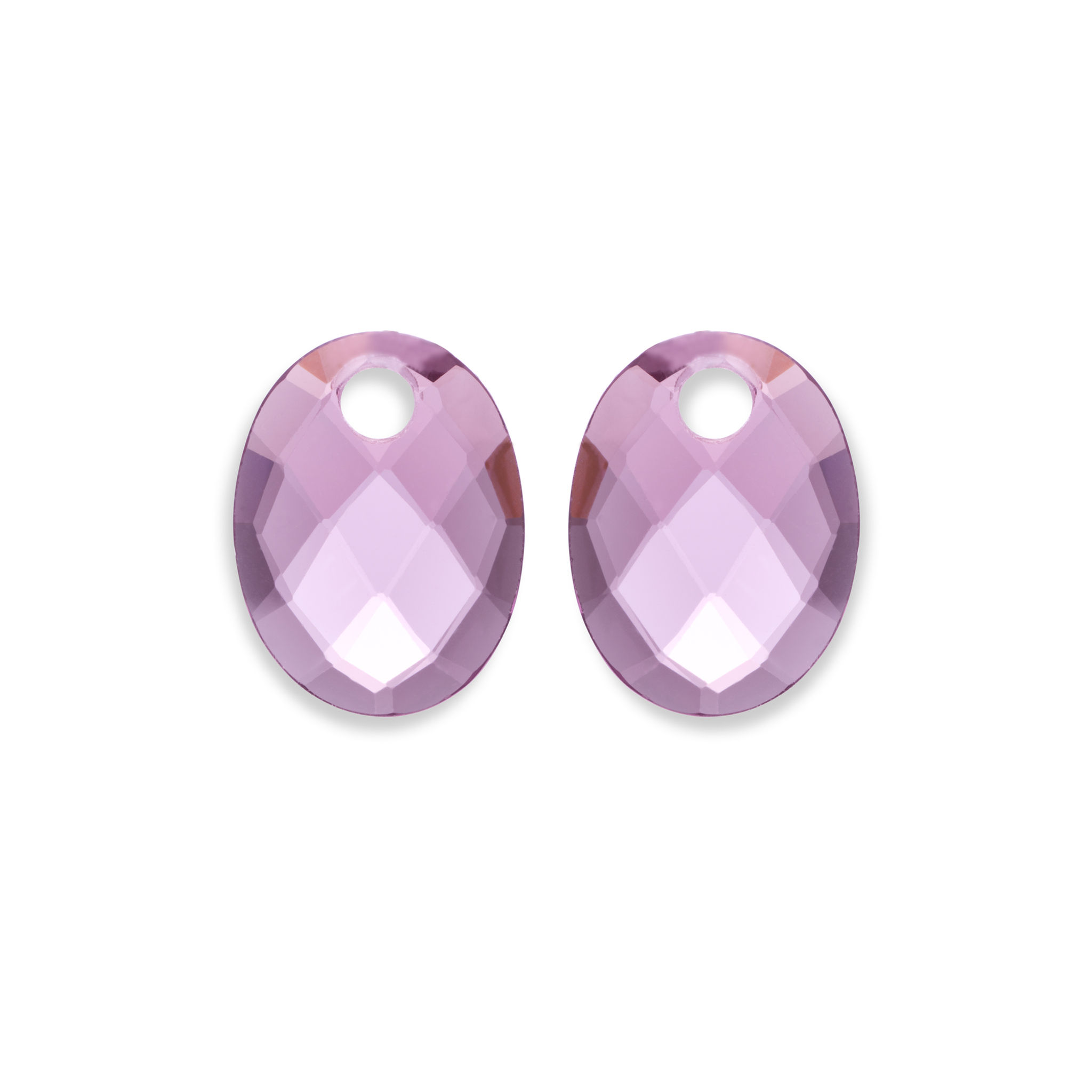 EAGEM59-MO Sparkling Jewels Afterglow Aubergine Quartz oorbel stenen
