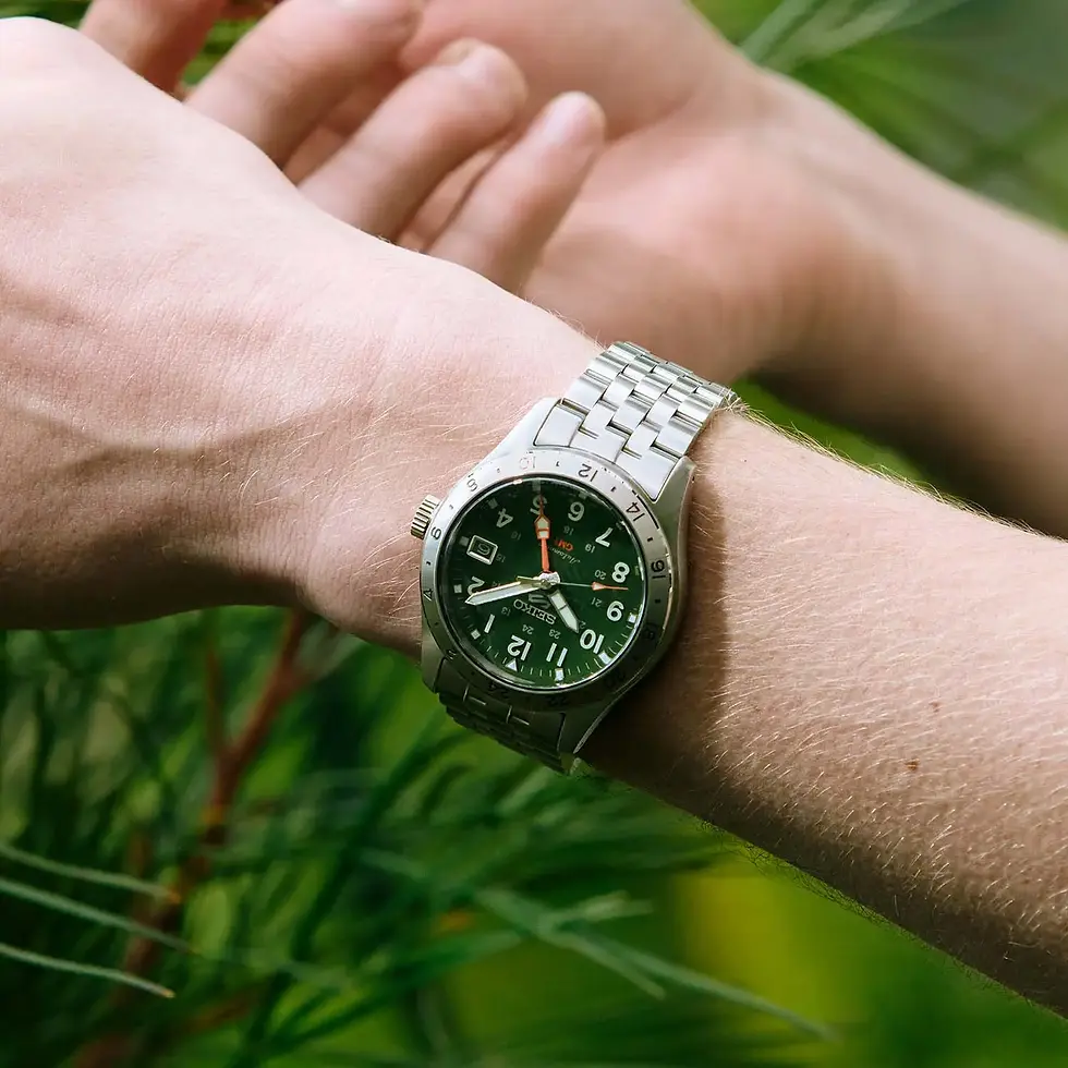 Thumbnail: HDB001K1 Seiko 5 Sports Field horloge automatic green