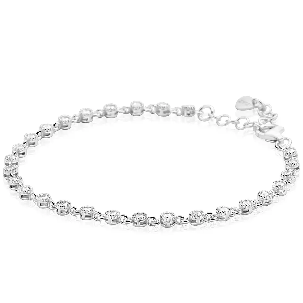 ZIA2893 ZINZI zilveren armband fantasie met zirconia