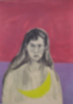 "Girl with moon"