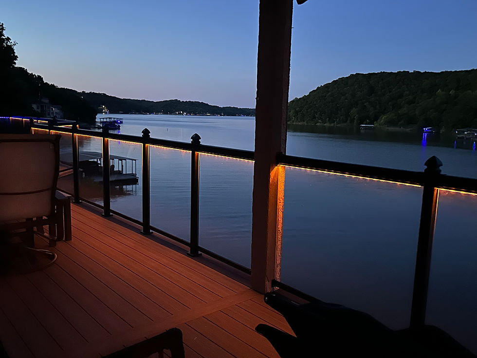 Durable low-maintenance deck railing system enhancing safety and style.