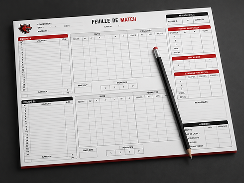 feuille de match