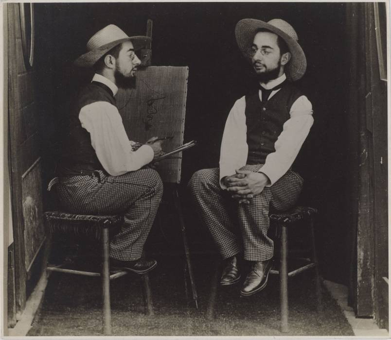 Maurice Guibert, «Henri de Toulouse-Lautrec artista e modello», ca 1900, Philadelphia Museum of Art: Gift of Henry P. McIlhenny, 1982. Photo Courtesy: The Metropolitan Museum of Art