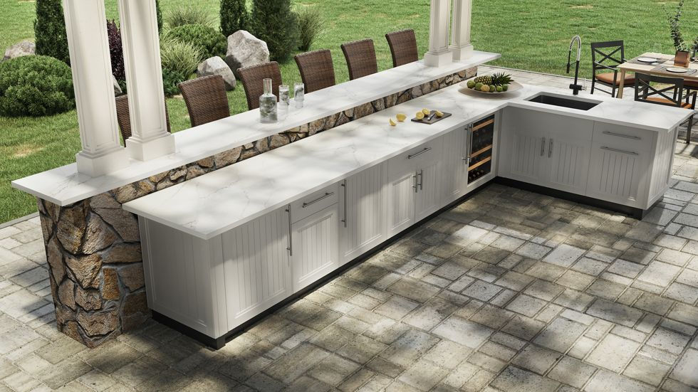 Outdoor Kitchen with Dekton Countertop