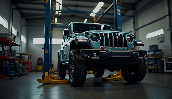 Jeep JL in the shop
