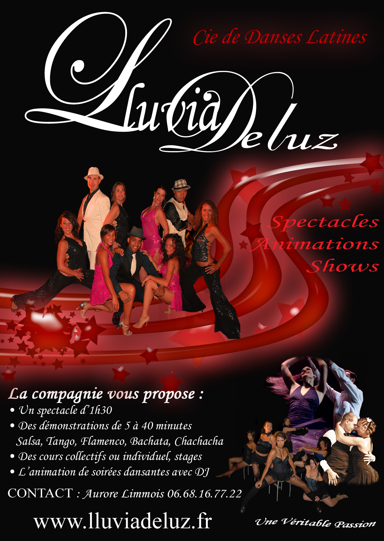 Affiche Cie Lluvia de luz