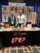 Lik Kwong and Marcelo Oliver representing the BSI booth at the NMA annual conference. Photo by © Marcelo Oliver