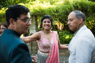 Vibrant decorations and smiling guests at a lively event, taken during a party photography London session