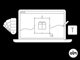 Black and white illustrations for Shopify's e-learning courses by Alejandro Milà