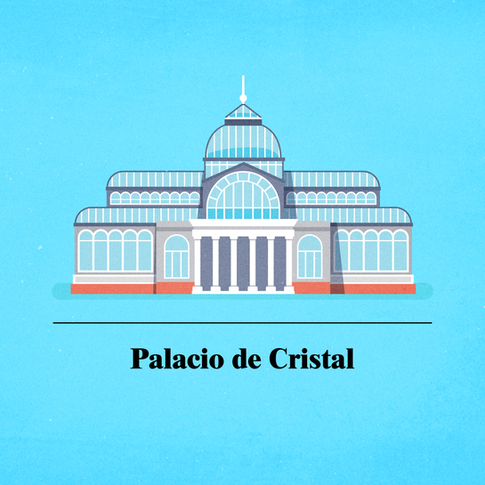 Beautiful landmarks in Madrid