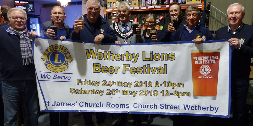 Lions Launch Wetherby Beer Festival