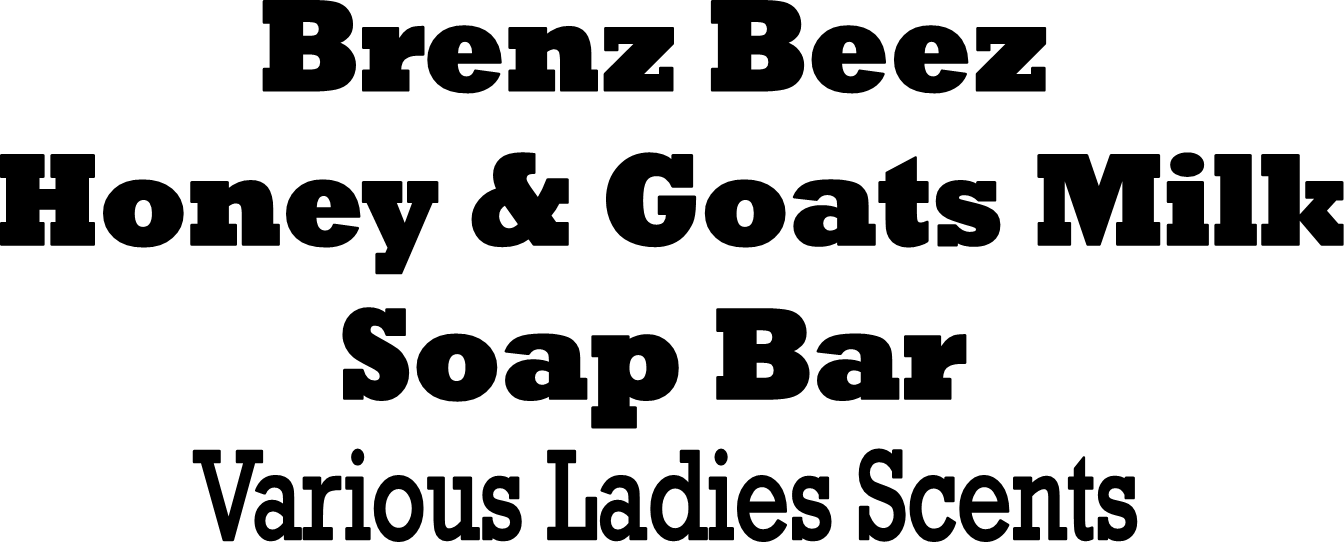 Brenz Beez Honey & Goats Milk Soap Bar - Various Ladies Scents