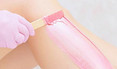 close up of Leg Waxing