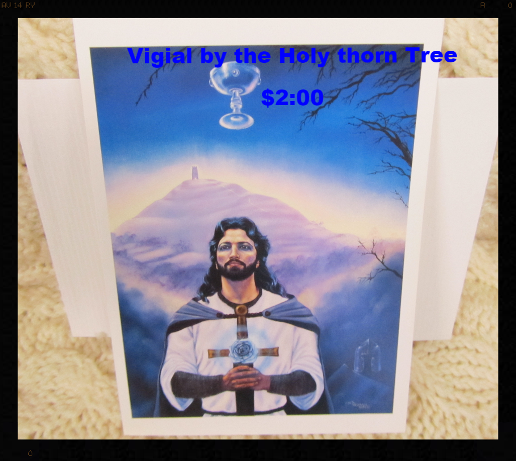 Vigil By the Old Thorn Tree Blank Card & Envelope